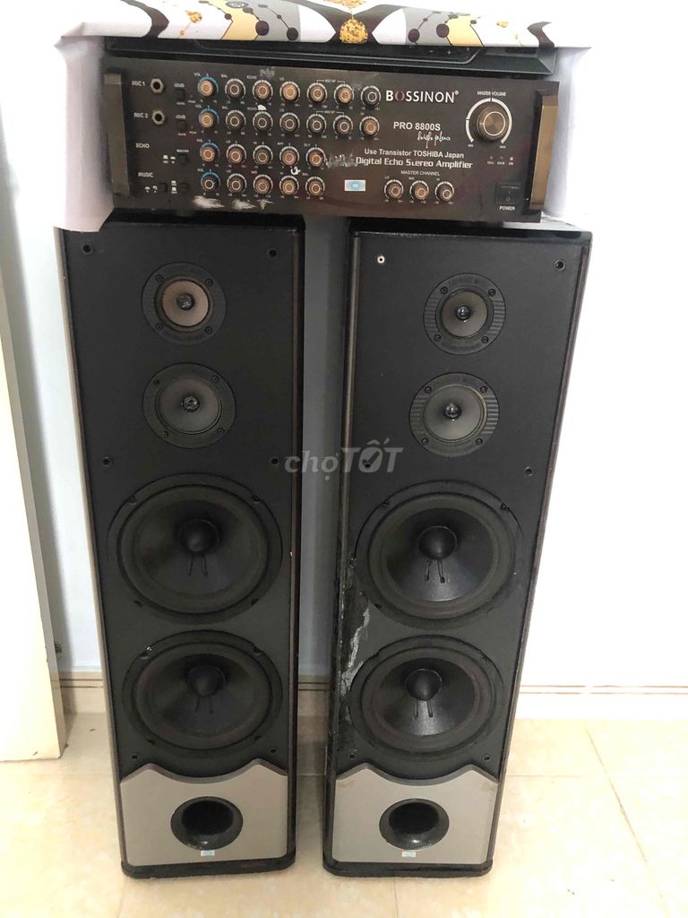 Dàn karaoke Bossinon PRO 8800S Đen. Mua bán Tivi, Âm thanh tại Huyện Bình Chánh Tp Hồ Chí Minh được đăng bởi Phạm Xuân Huy hình 1