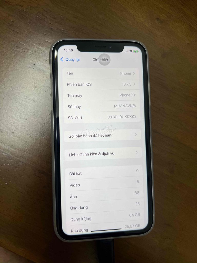 Apple iPhone XR 64GB Trắng. Mua bán Điện thoại tại Thành phố Nam Định Nam Định được đăng bởi nhất hình 1