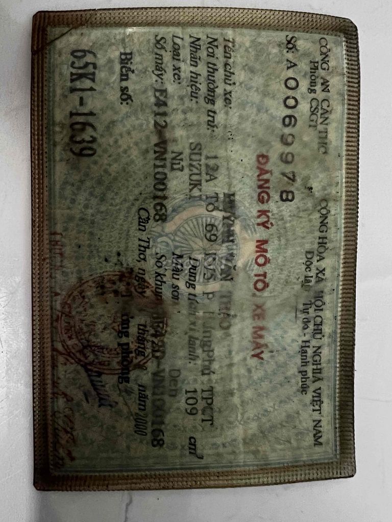 BÁN XE BIỂN ĐẸP. Mua bán Xe máy tại Huyện Long Hồ Vĩnh Long được đăng bởi Nguyễn Tấn Đức hình 8