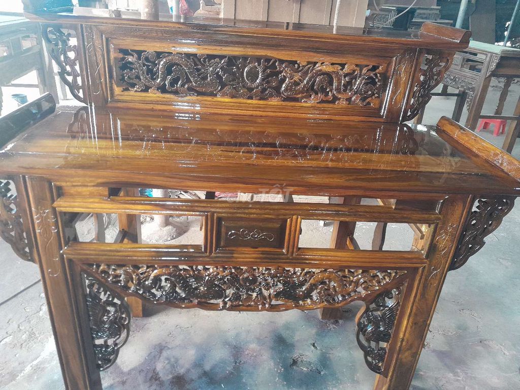 Bàn thờ gia tiên Gỗ muồng vàng tốt ạ. Mua bán Nội thất, đồ gia dụng khác tại Quận 12 Tp Hồ Chí Minh được đăng bởi Vu Truong hình 1
