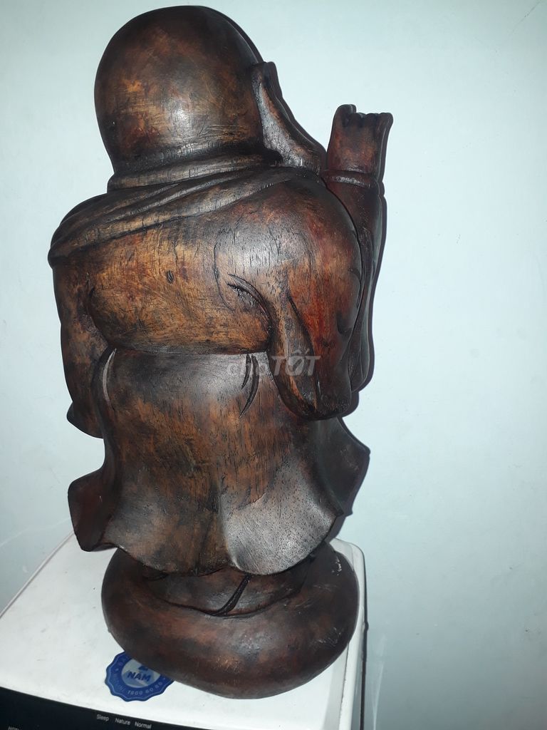 0936177729 - tượng gỗ củ cao 45cm