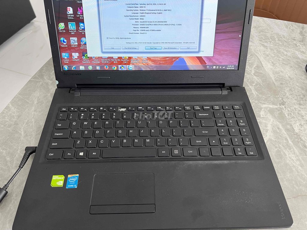 Lenovo Ideapad 80QQ I3-5005U 4GB Đen. Mua bán Laptop tại Quận 7 Tp Hồ Chí Minh được đăng bởi Black Nam hình 1