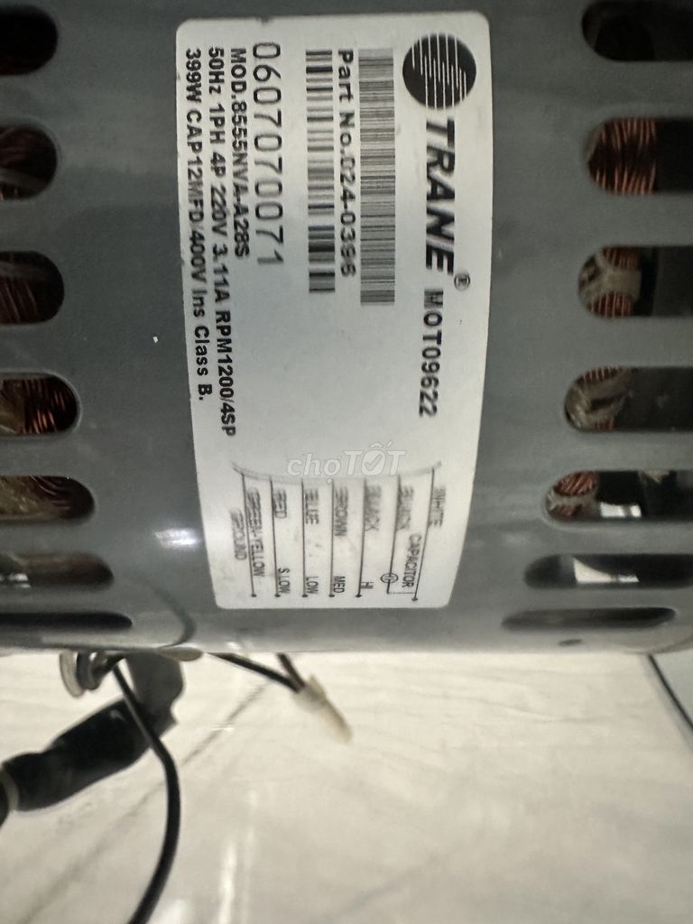 Quạt FCU TRANE MOT09622 Mới 100%. Mua bán Quạt tại Quận Hải Châu Đà Nẵng được đăng bởi Vũ Đà Nẵng hình 1