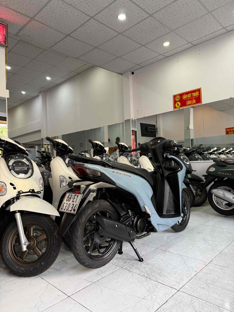 VISION 2023. Màu Hót - Xe Zin Êm Đẹp - Biển 68. Mua bán Xe máy tại Thành phố Rạch Giá Kiên Giang được đăng bởi XE MÁY CŨ TÂN 128 hình 7