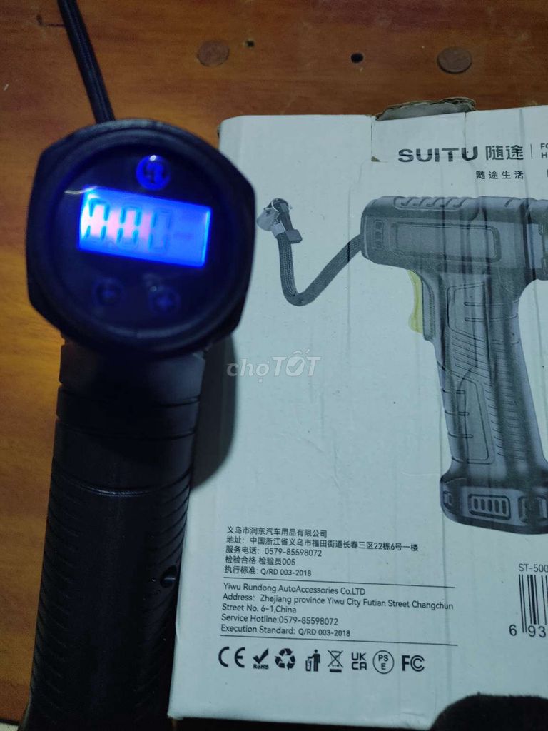 Bơm hơi xe máy SUI TU cầm tay gọn khỏe nguyên hộp. Mua bán Phụ tùng xe tại Quận Hoàn Kiếm Hà Nội được đăng bởi Hữu Thọ hình 4