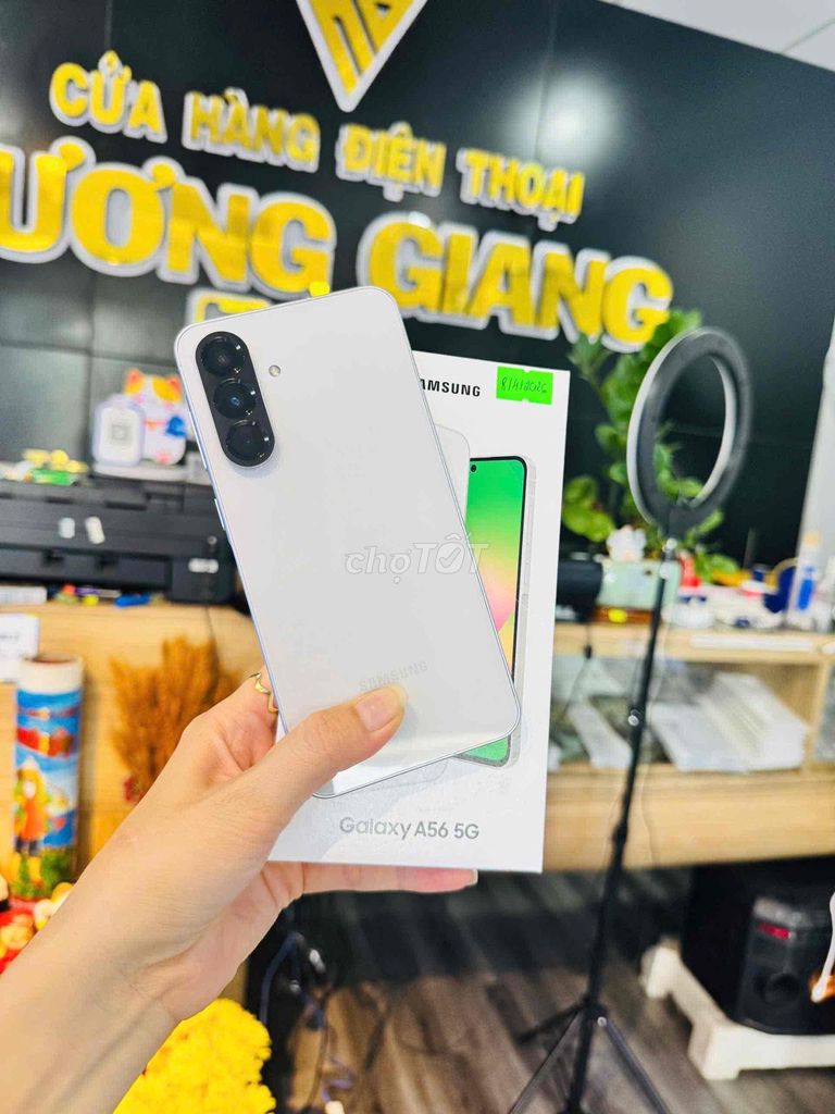 Samsung A56 5G 128GB Trắng new💯. Mua bán Điện thoại tại Thành phố Bến Tre Bến Tre được đăng bởi HươngGiangmobile hình 1