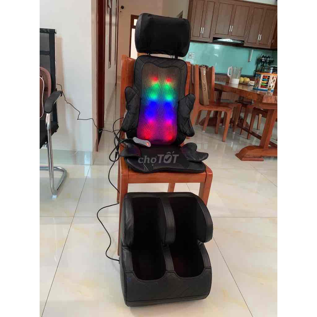 Đệm massage hồng ngoại da toàn thân đen kamaso. Mua bán Nội thất, đồ gia dụng khác tại Quận 10 Tp Hồ Chí Minh được đăng bởi diep thu thủy hình 1