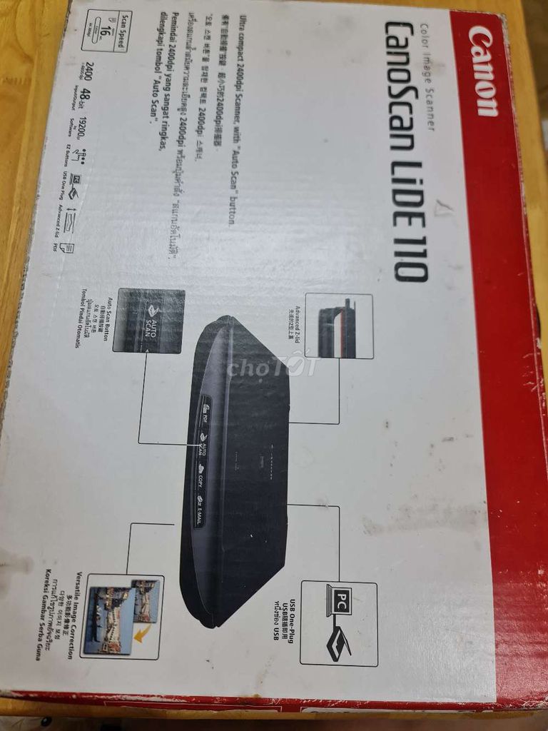 Máy scan Canon LiDE 110 Đen Mới 100%. Mua bán Đồ dùng văn phòng tại Quận Ba Đình Hà Nội được đăng bởi Zono hình 1