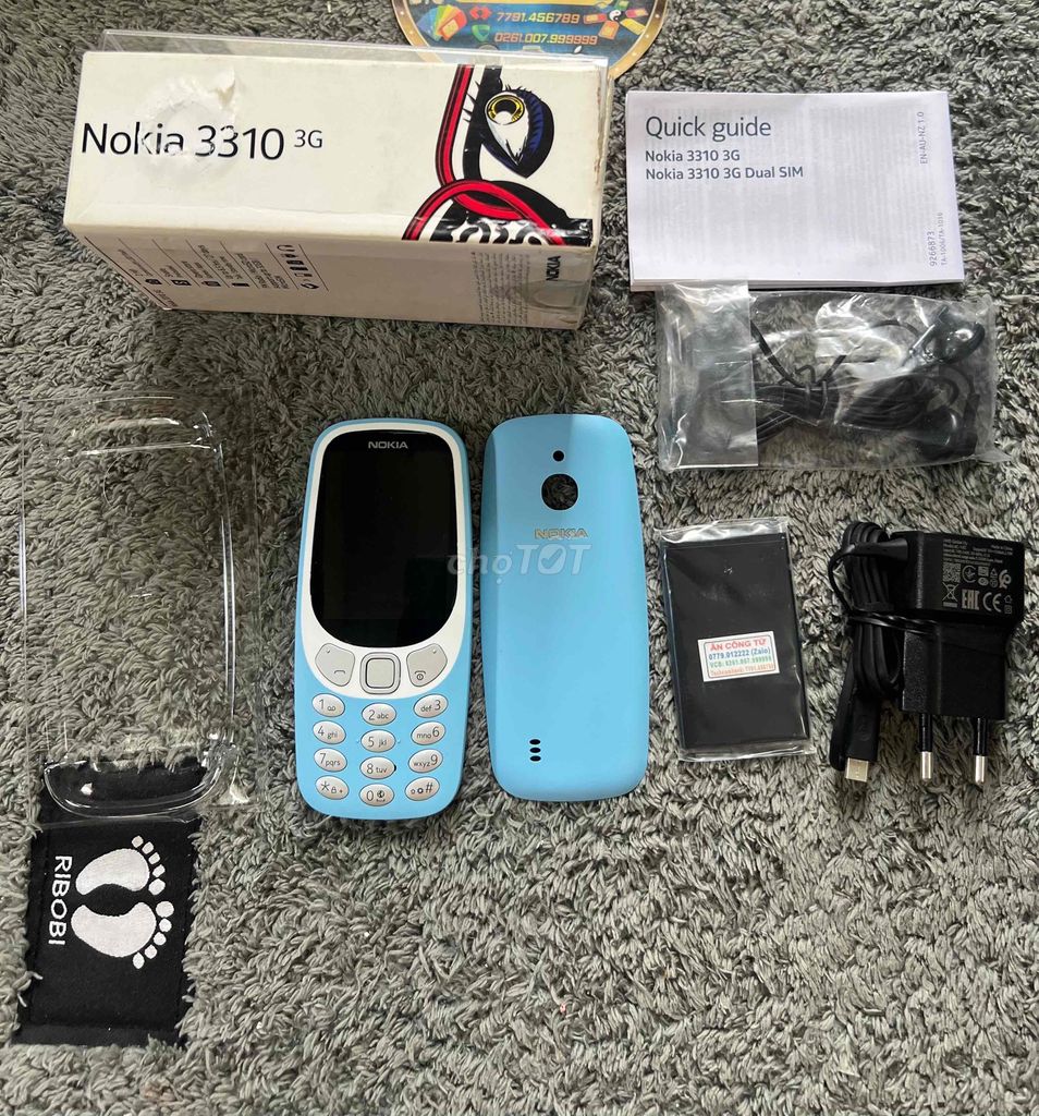 3310 1 sim bản 3G ko cắt sóng,mới 100% fullbox. Mua bán Điện thoại tại Quận Bình Thạnh Tp Hồ Chí Minh được đăng bởi Trùm Nokia Cổ SG hình 1