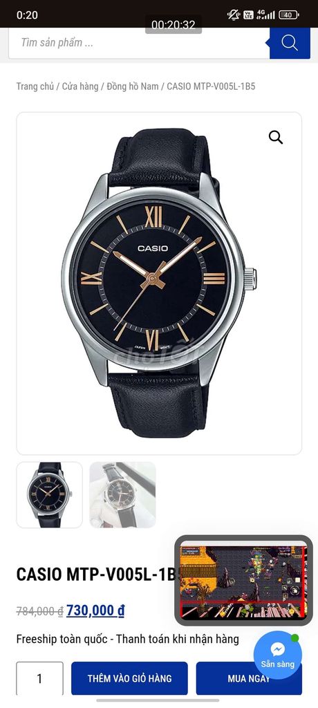 Đồng hồ Casio như mới