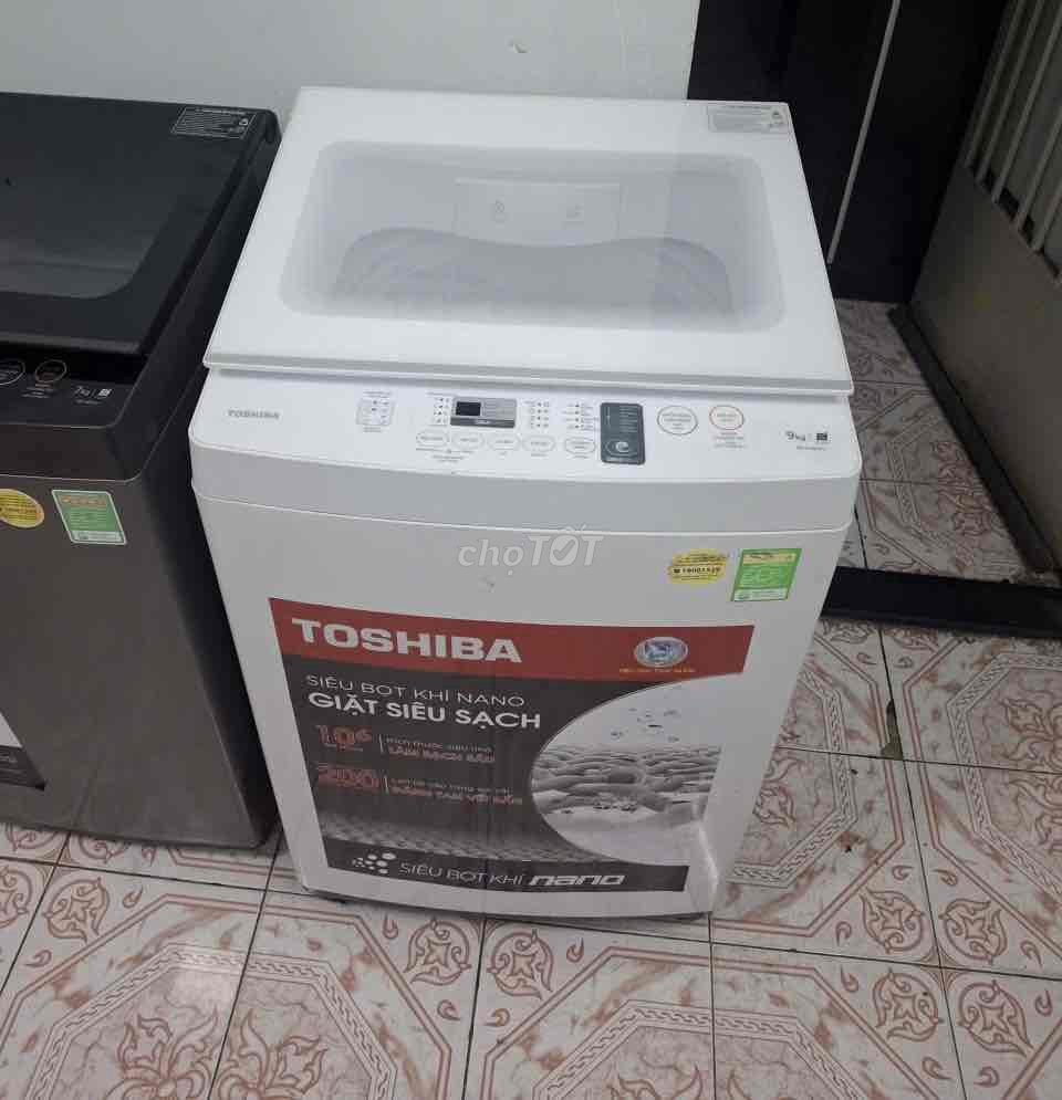 Máy giặt Toshiba 9kg Trắng đã qua sử dụng. Mua bán Máy giặt tại Quận 7 Tp Hồ Chí Minh được đăng bởi shop đồ cũ hình 1