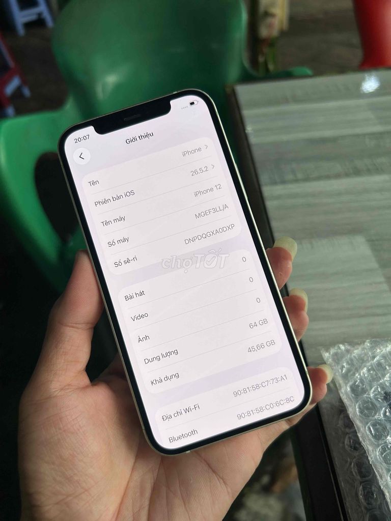 Apple iPhone 12 64GB Xanh lá nhạt Đã qua sử dụng. Mua bán Điện thoại tại Quận Ninh Kiều Cần Thơ được đăng bởi Thái Sang hình 1