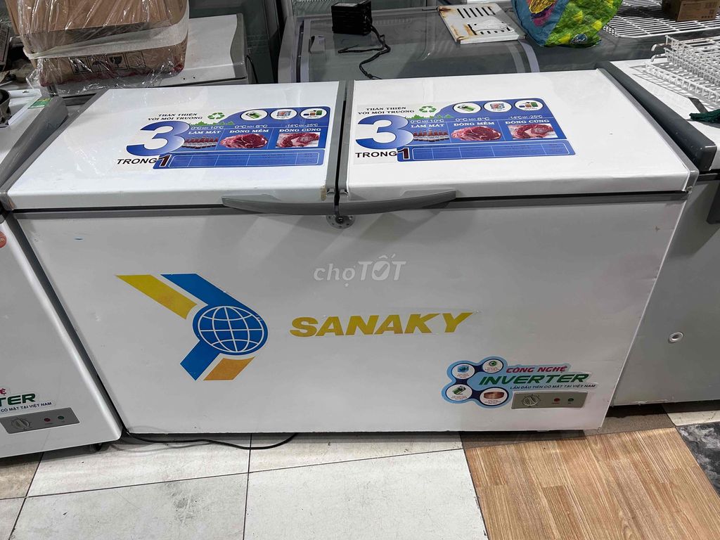 tủ đông sanaky inverter 400 lit