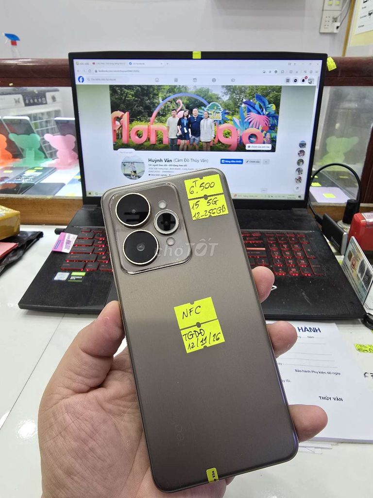 Realme 15 5G - 12/256GB. Mua bán Điện thoại tại Thành phố Long Xuyên An Giang được đăng bởi Facebook Cầm Đồ Thúy Vân hình 1