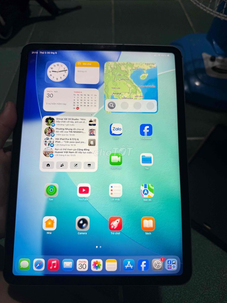 Apple iPad Pro M1 5G Xám 256GB. Mua bán Máy tính bảng tại Huyện Nhơn Trạch Đồng Nai được đăng bởi hung ho hình 1