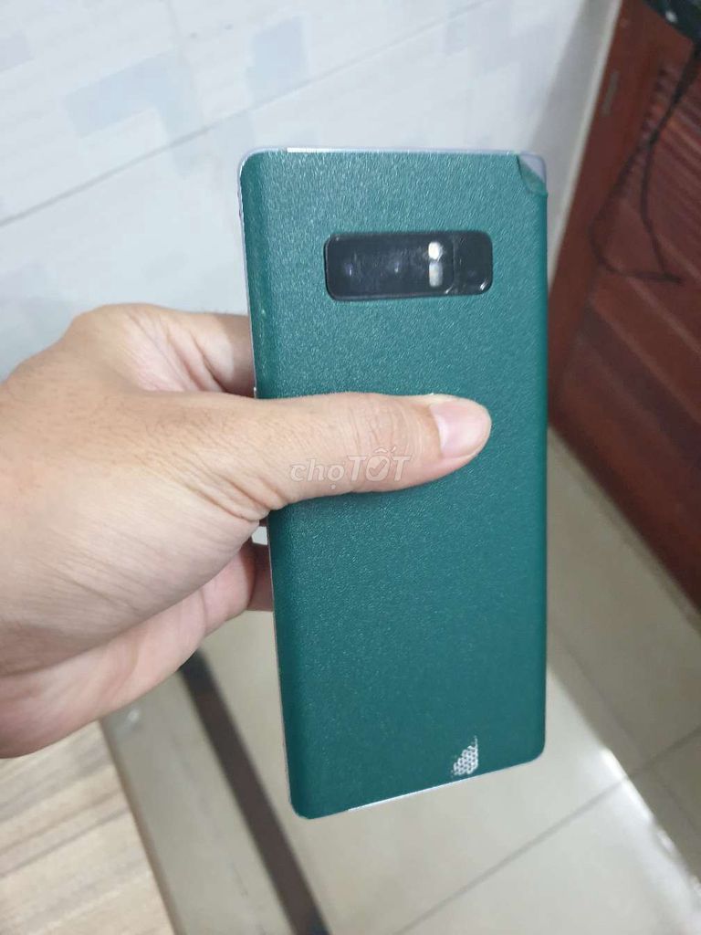 Note8 decal xanh độc đáo