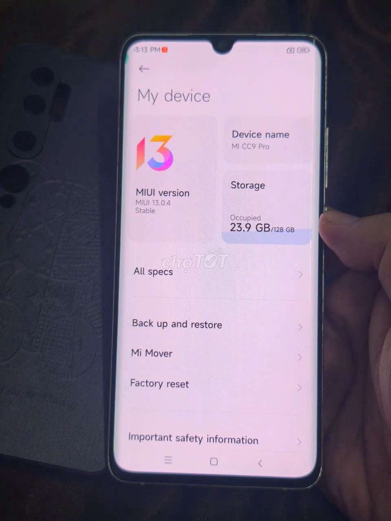 Bán điện thoại Xiaomi Mi CC9 Pro. Mua bán Điện thoại tại Quận 1 Tp Hồ Chí Minh được đăng bởi Toàn thắng sĩ mobi hình 5