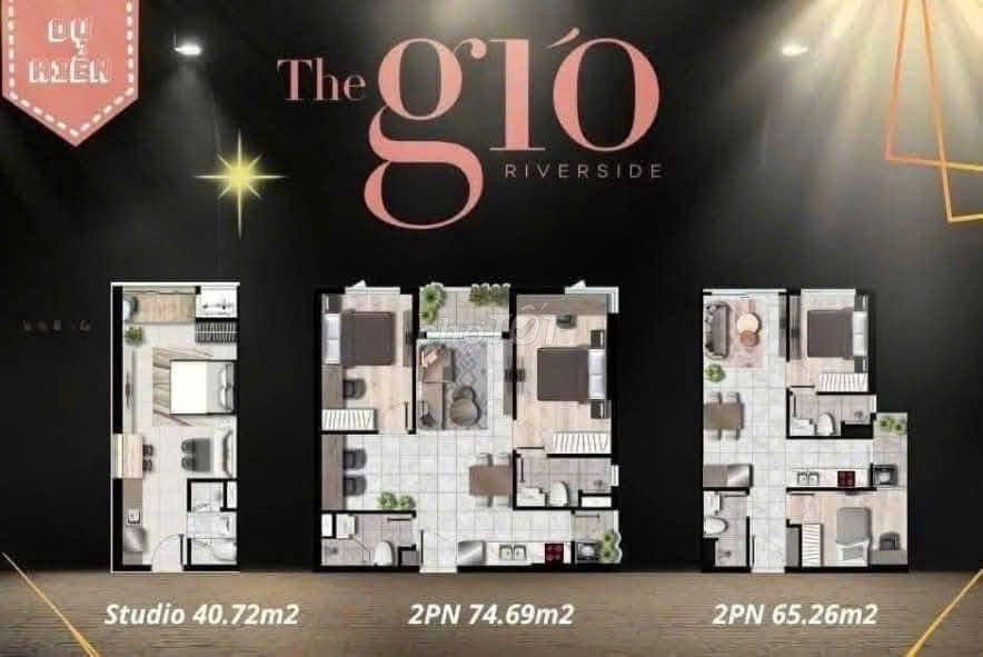 Bán căn hộ chung cư tại The Gió Riverside, 35 triệu/m2, 40m2, 1PN,1WC