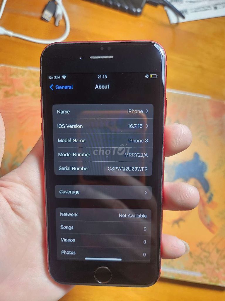 iPhone 8 64GB nguyên bản. Mua bán Điện thoại tại Huyện Tiên Du Bắc Ninh được đăng bởi Nguyễn Văn Linh hình 1