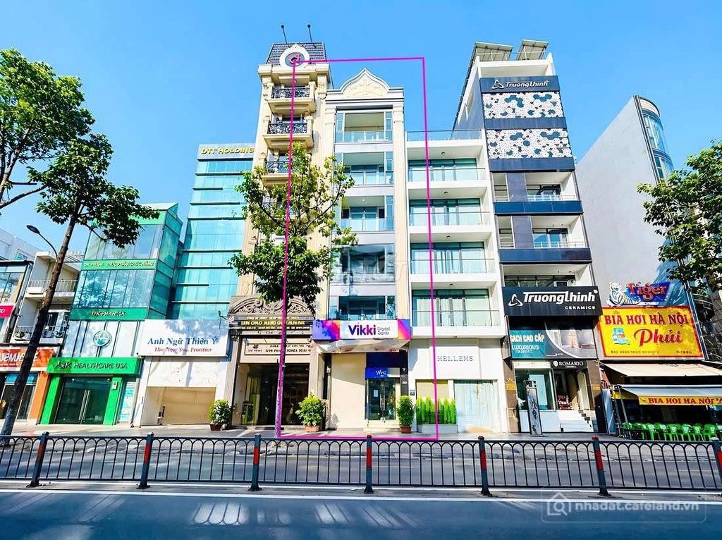 tòa văn phòng 2 mặt tiền Lý Thường Kiệt, giao tô hiến thành