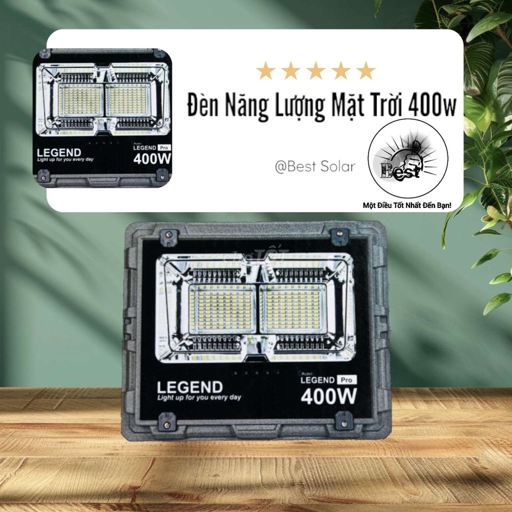 Đèn Năng Lượng Mặt Trời 400W - Best Solar