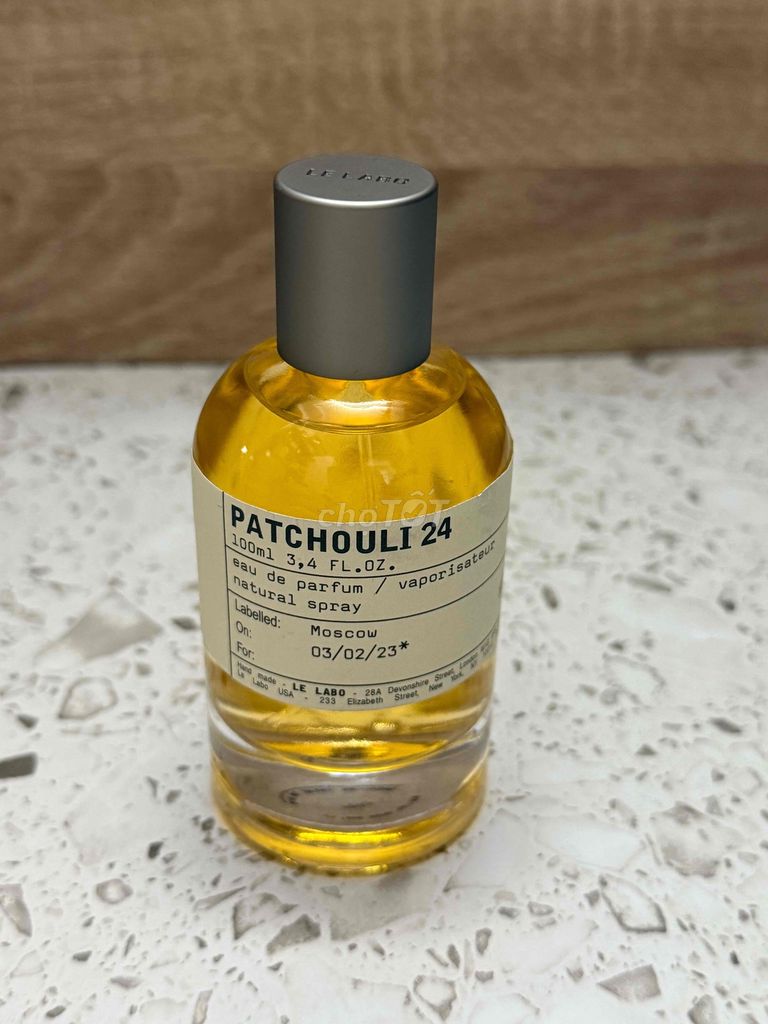 Nước hoa unisex Le Labo Patchouli 24 Auth 98%