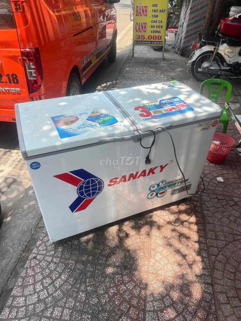 Tủ đông Sanaky Inverter Trắng 260l. Mua bán Tủ lạnh tại Quận Tân Phú Tp Hồ Chí Minh được đăng bởi  ĐIỆN MÁY HOÀNG HUY hình 1