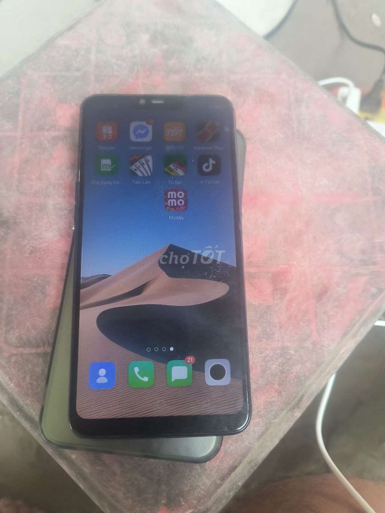 Oppo a3s Xanh r6/128. Mua bán Điện thoại tại Thành phố Tây Ninh Tây Ninh được đăng bởi lòng tn hình 1