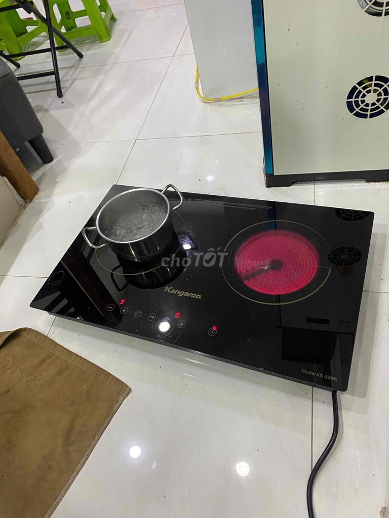Bếp điện đôi Kangaroo KG 499N Đen. Mua bán Bếp, lò, đồ điện nhà bếp tại Quận 11 Tp Hồ Chí Minh được đăng bởi NGỌC TRÂM hình 1