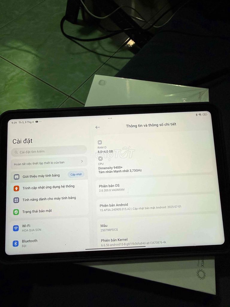 Xiaomi Pad Mini Đen 8GB/256GB. Mua bán Máy tính bảng tại Thành phố Thủ Đức Tp Hồ Chí Minh được đăng bởi Nguyễn Duy Tuấn hình 1