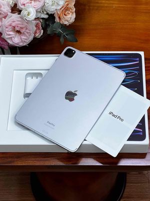 -iPad Pro M2 11in 128Gb 5G Silver Fullbox