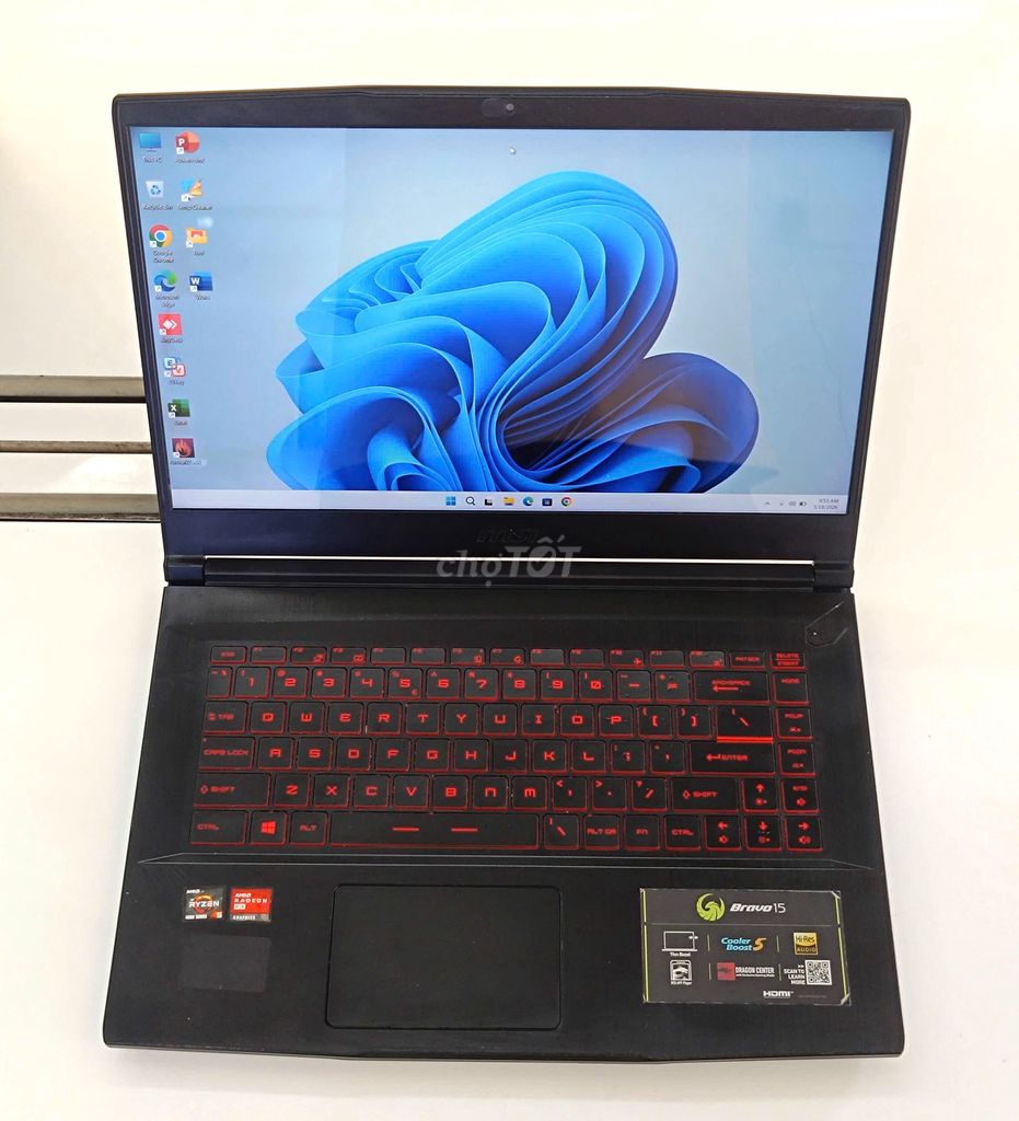 MSI Bravo 15/R5-4600H/8GB/512GB/RX5300M. Mua bán Laptop tại Quận Hải Châu Đà Nẵng được đăng bởi TTCenter 484 NÚI THÀNH hình 1