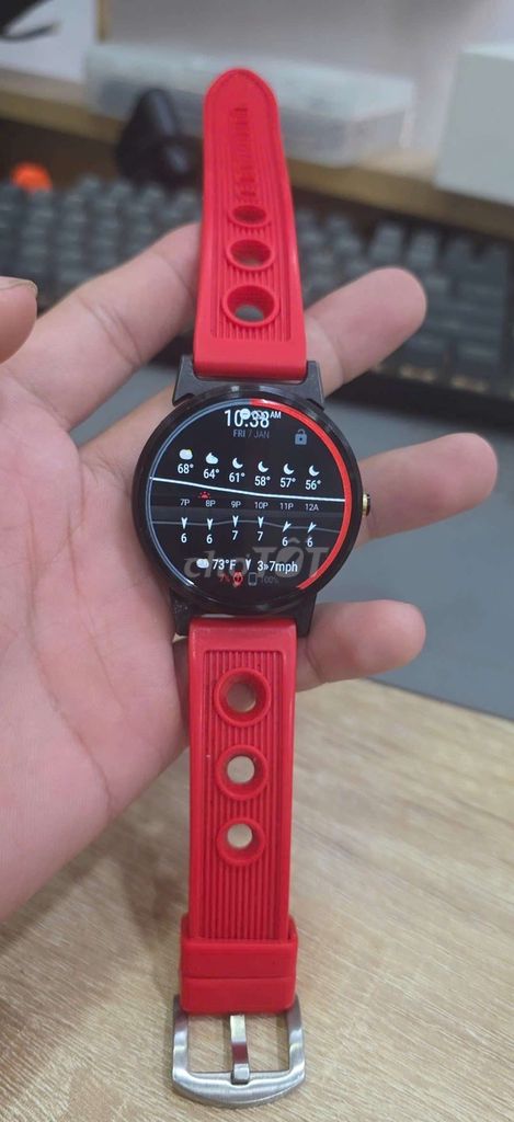 Motorola Moto 360 Đỏ Nam. Mua bán Thiết bị đeo thông minh tại Quận Tân Bình Tp Hồ Chí Minh được đăng bởi Ho Tan Tra hình 1