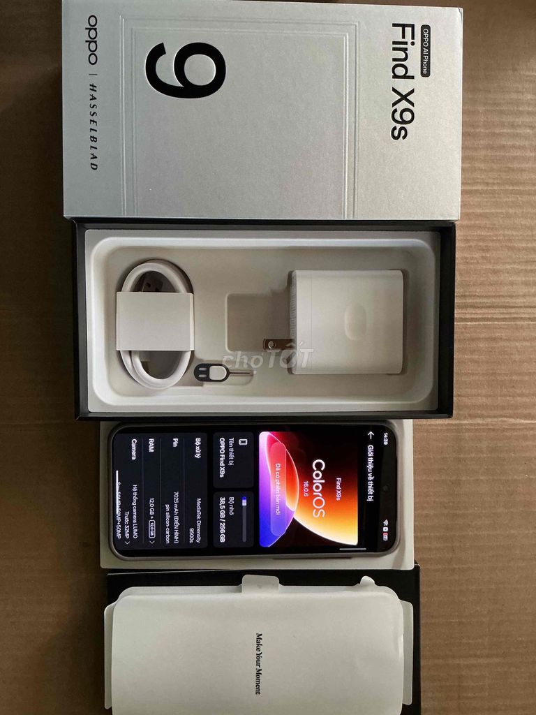 Oppo Find X9s 12 256GB Xám quốc tế bảo hành 2 năm. Mua bán Điện thoại tại Quận Cái Răng Cần Thơ được đăng bởi Nam hình 1