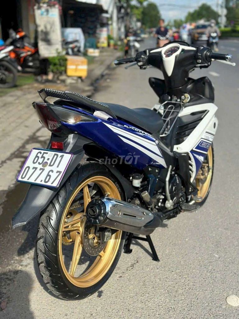 Yamaha Exciter 150 Xanh trắng. Mua bán Xe máy tại Quận Ninh Kiều Cần Thơ được đăng bởi CHXM Trung Trưc  hình 5