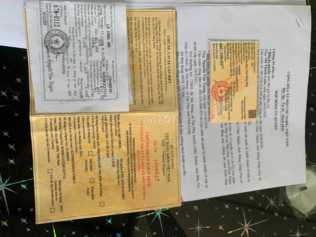 Kia 2700 2008 kiểm 04/26. Mua bán Xe tải, xe ben tại Huyện Châu Thành Bến Tre được đăng bởi nguyen van trung hình 13