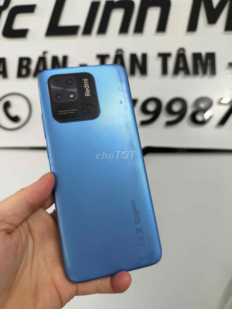 Xiaomi Redmi 10C 64GB Xanh Like New. Mua bán Điện thoại tại Huyện Đức Hòa Long An được đăng bởi ĐỨC LINH  hình 1