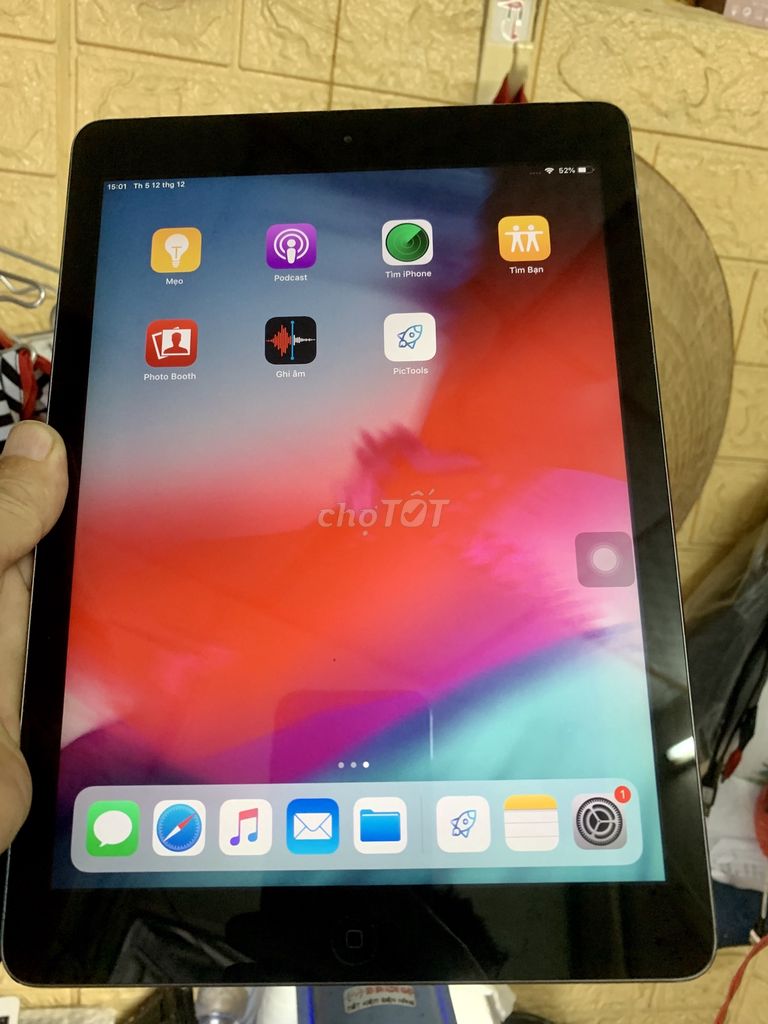 Bán iPad Airr 1 4G wifi 16GB zin Đẹp. Mua bán Máy tính bảng tại Quận 6 Tp Hồ Chí Minh được đăng bởi Thanh hình 1