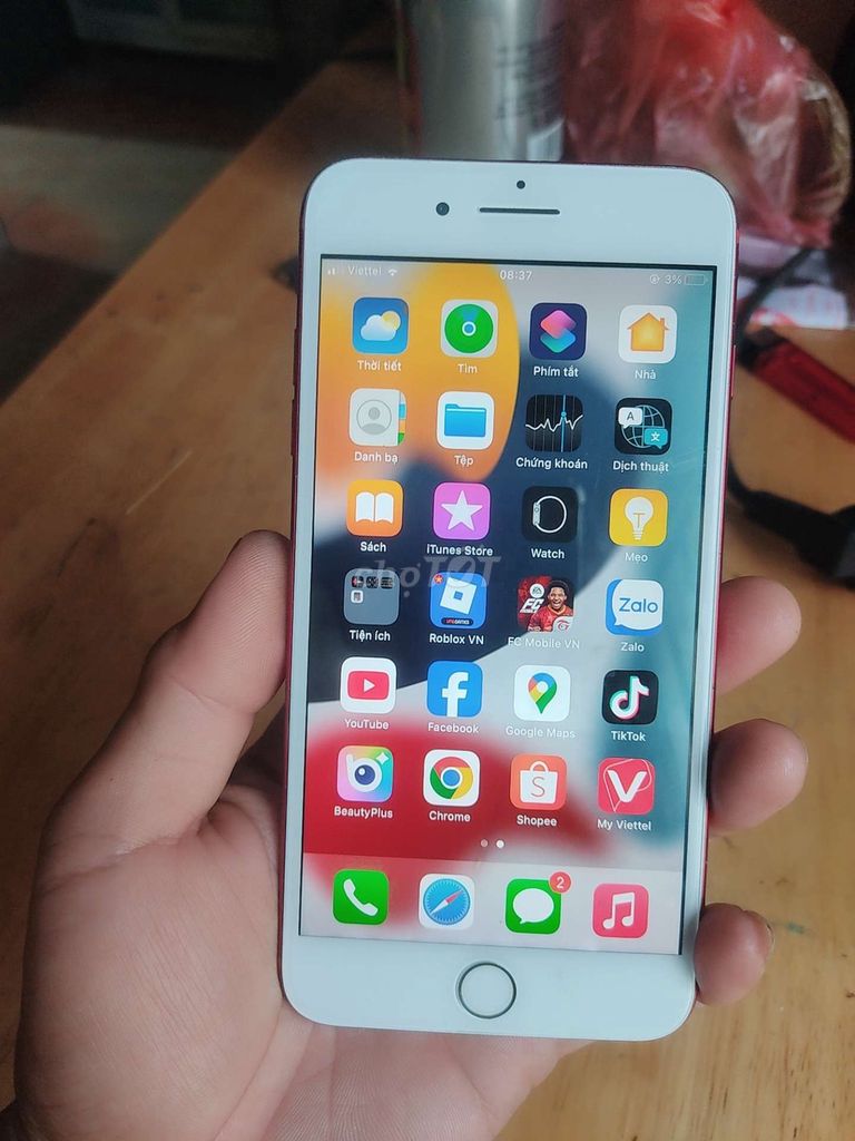 7 Plus 128GB màu đỏ chống cháy. Mua bán Điện thoại tại Huyện Thanh Trì Hà Nội được đăng bởi Tuan hình 1