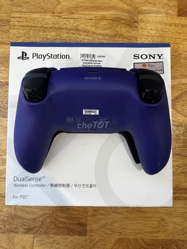 Tay cầm chơi game Sony DualSense Tím PS5, PC. Mua bán Thiết bị chơi game tại Quận Sơn Trà Đà Nẵng được đăng bởi Tom hình 1