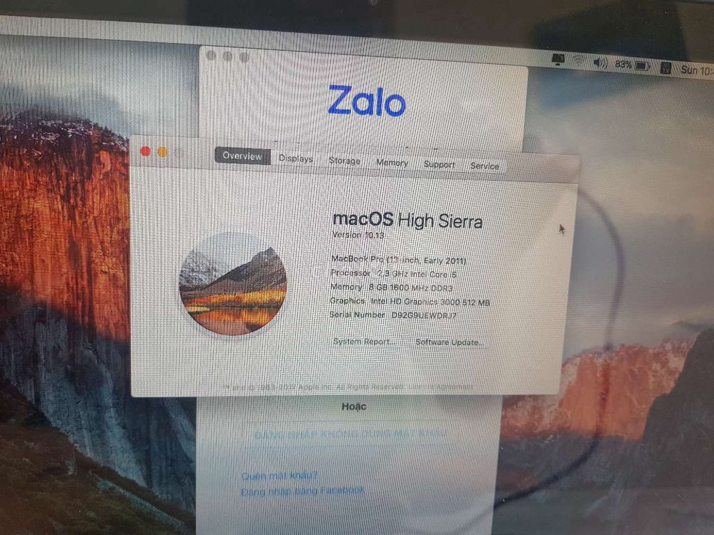 0914140015 - Macbook Pro 13 inches 2011