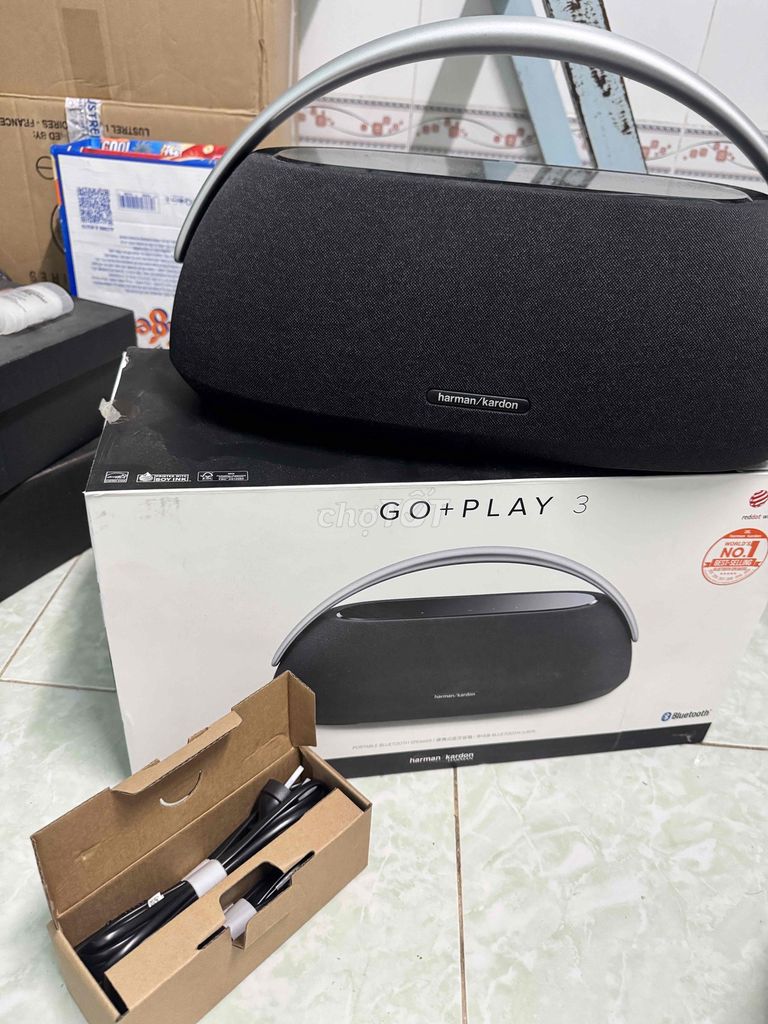 Loa Bluetooth Harman Kardon Go + Play 3 BLKAS Đen. Mua bán Tivi, Âm thanh tại Quận Ninh Kiều Cần Thơ được đăng bởi Hoàng Phúc  hình 1