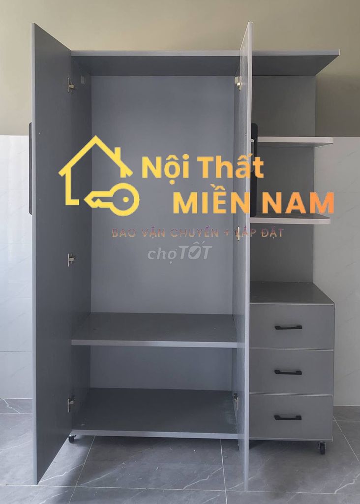 Tủ quần áo Nhựa 1m8x1m23 Tủ quần áo>. Mua bán Tủ, kệ gia đình tại Quận 8 Tp Hồ Chí Minh được đăng bởi Cửa Hàng Nội Thất hình 1