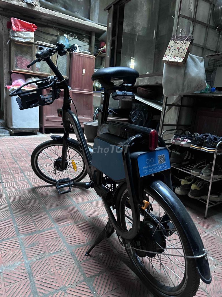 Xe đạp điện trợ lực QIQ Đen. Mua bán Xe điện tại Quận Hoàn Kiếm Hà Nội được đăng bởi Lê Thắng hình 7