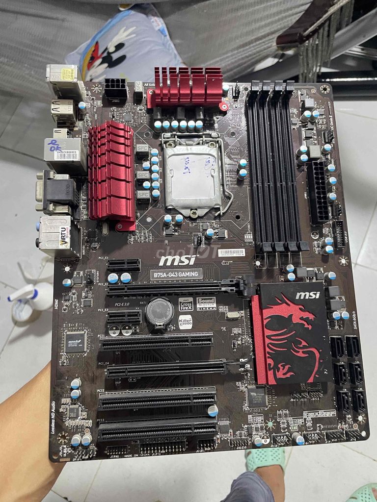 Mainboard MSI B75A-G43 LGA1155 DDR3. Mua bán Linh kiện (RAM, Card...) tại Quận Gò Vấp Tp Hồ Chí Minh được đăng bởi Nguyễn Đức hình 1
