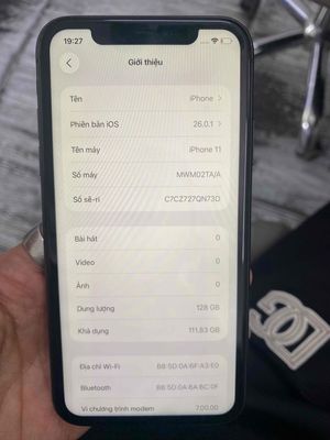 Iphone 11 128GB cũ. Mua bán Điện thoại tại Quận Cầu Giấy Hà Nội được đăng bởi Hoàng