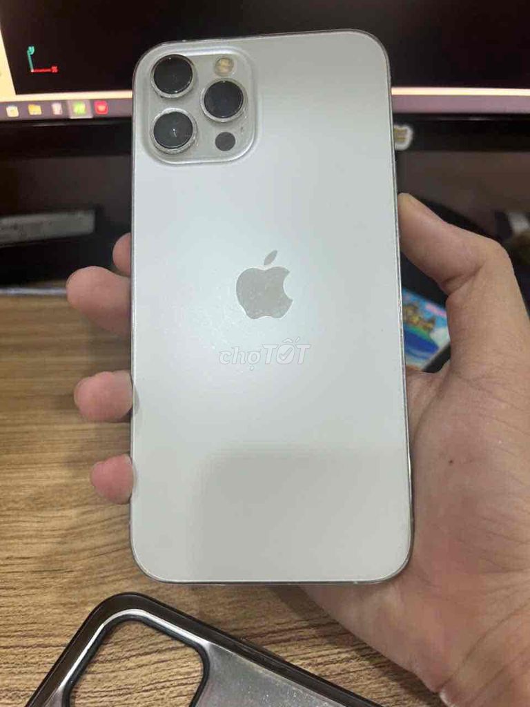 máy đang dùng  iPhone 12 Pro Max 128GB Lock Trắng. Mua bán Điện thoại tại Huyện Bình Chánh Tp Hồ Chí Minh được đăng bởi Trung Tam hình 1