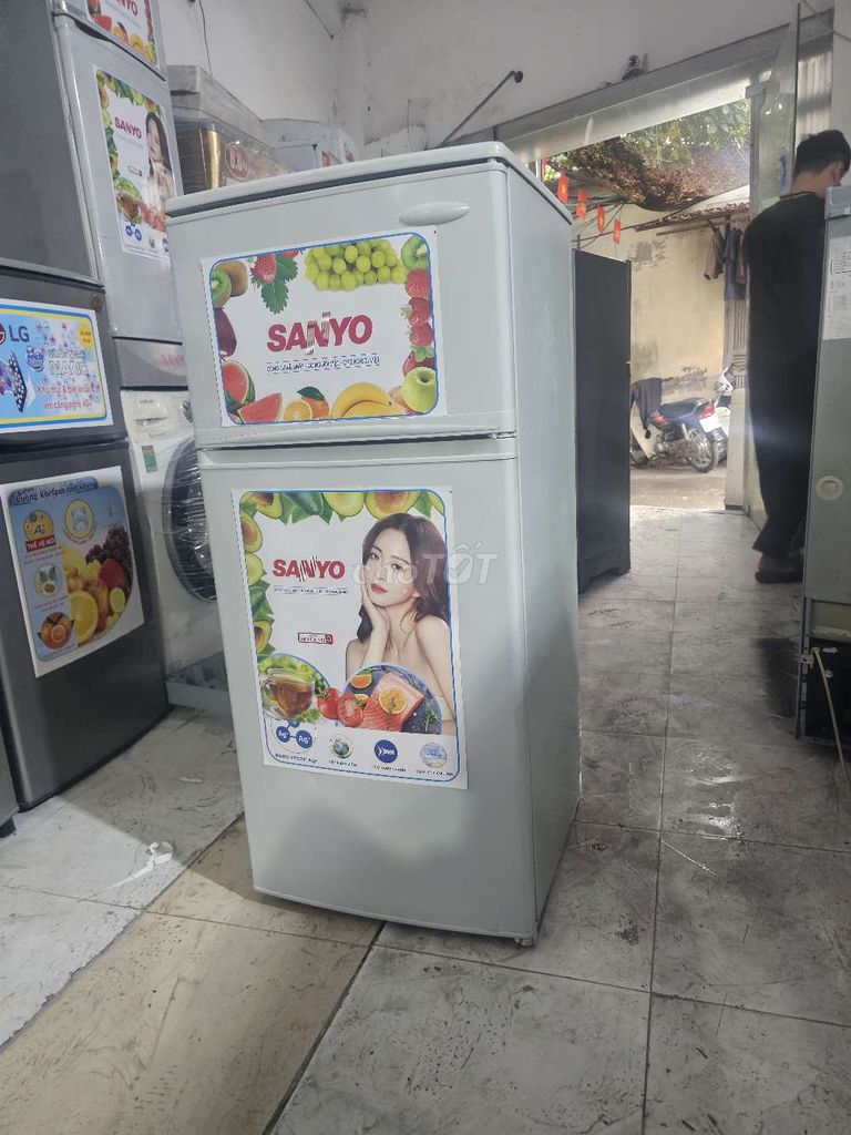 Tủ lạnh Sanyo Trắng 120lit đã qua sử dụng. Mua bán Tủ lạnh tại Quận Thanh Xuân Hà Nội được đăng bởi Máy Giặt Tủ Lạnh Hà Nội hình 1