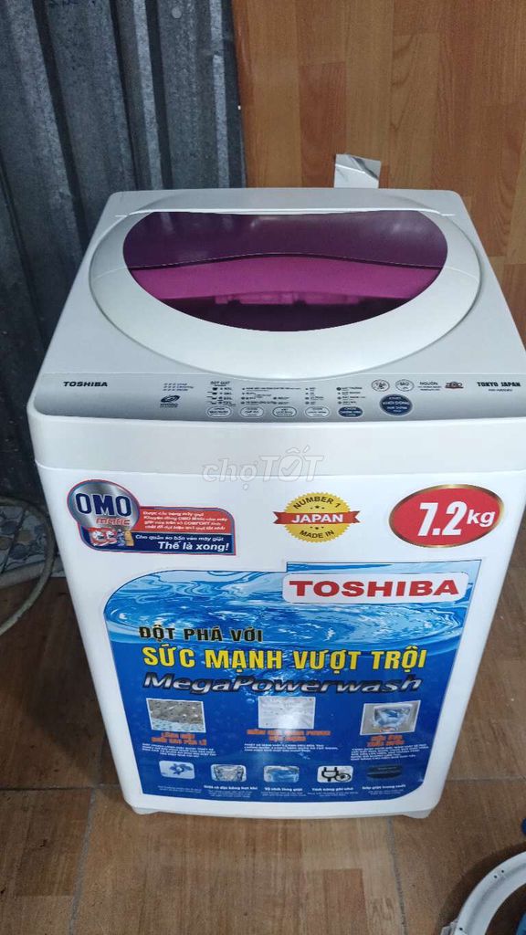 Máy giặt Toshiba 7.2 kg Trắng đã sử dụng. Mua bán Máy giặt tại Quận 12 Tp Hồ Chí Minh được đăng bởi Trần Thanh Cường hình 1