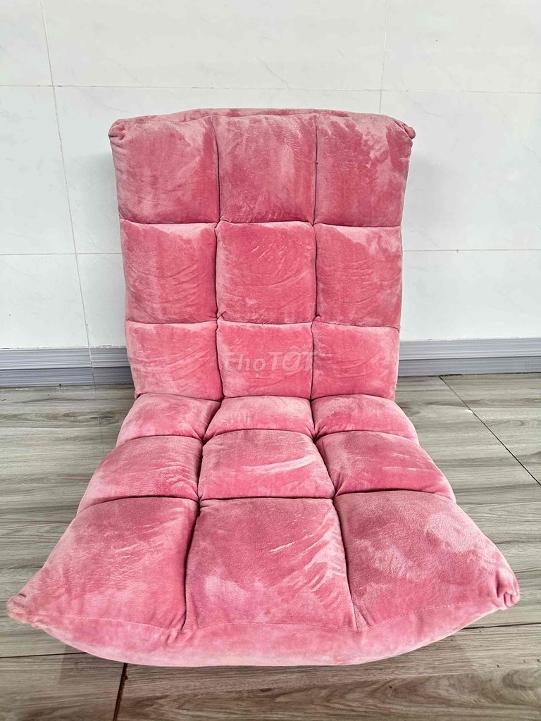 Ghế bệt Vải nhung Hồng Điều chỉnh độ ngả lưng. Mua bán Bàn ghế tại Huyện Cái Bè Tiền Giang được đăng bởi Tien hình 1
